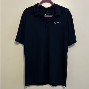 Nike Men's Dark Blue Polo Shirt